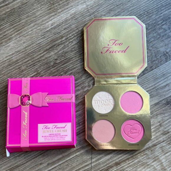 Too Faced Jewel Crush Blush & Highlighter Face Palette - Limited Edition - Picture 5 of 5